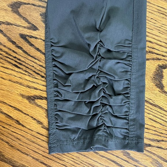 Inc International Concepts Ruched-Hem Cropped Pants, Urban Olive, Size 14 - Picture 6 of 12